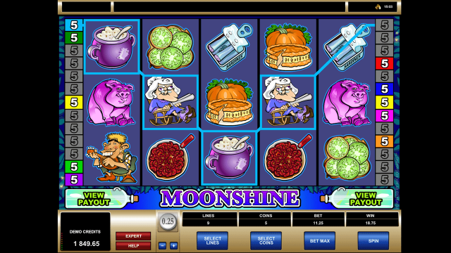 Игровой автомат Moonshine