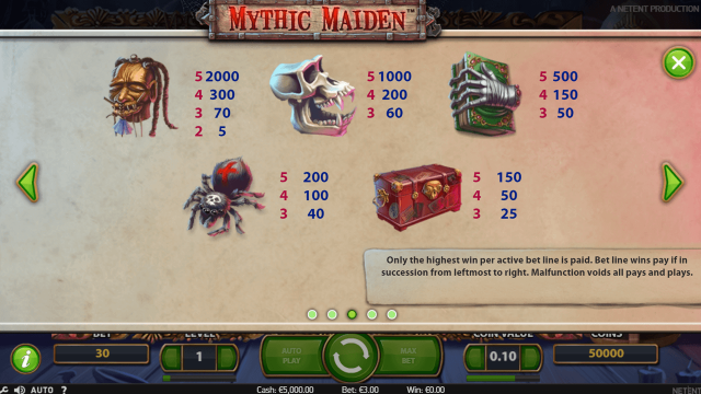 Онлайн аппарат Mythic Maiden