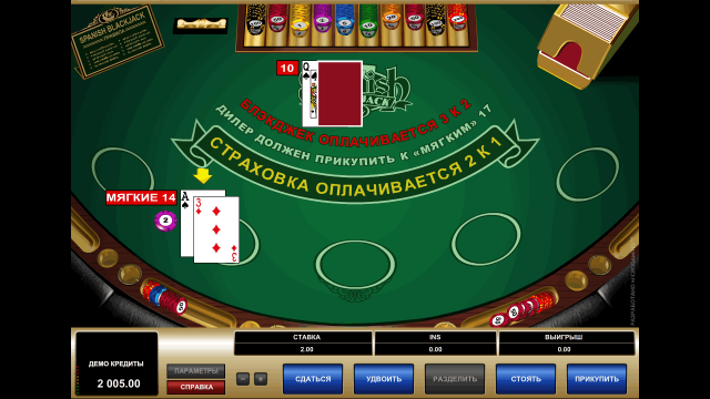 Онлайн автомат Spanish Blackjack