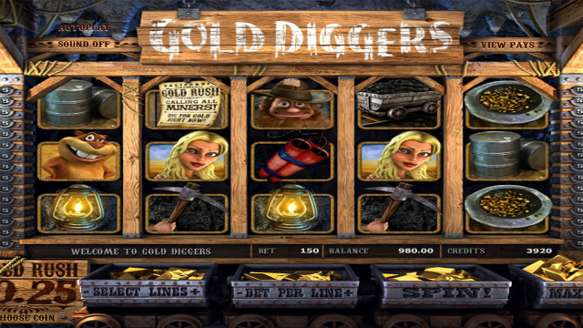 Игровой аппарат Gold Diggers