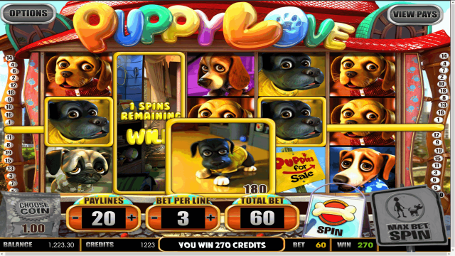 Игровой слот Puppy Love