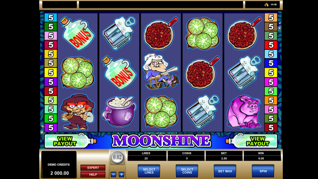 Игровой слот Moonshine