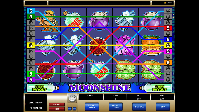 Игровой аппарат Moonshine