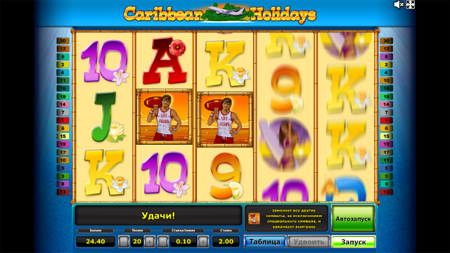 Популярный автомат Caribbean Holidays