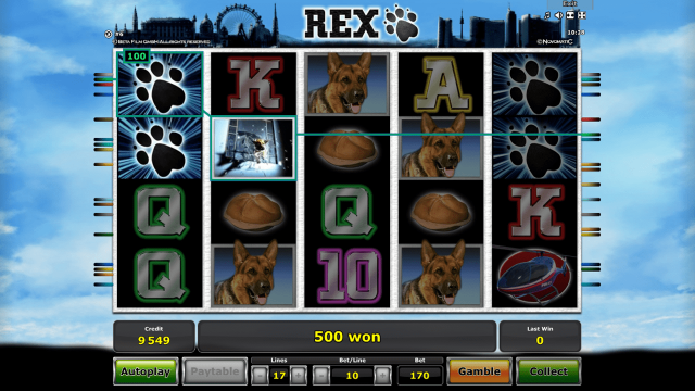 Игровой аппарат Rex