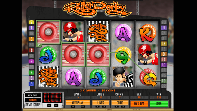 Игровой слот Roller Derby