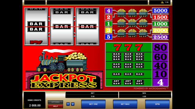 Онлайн аппарат Jackpot Express