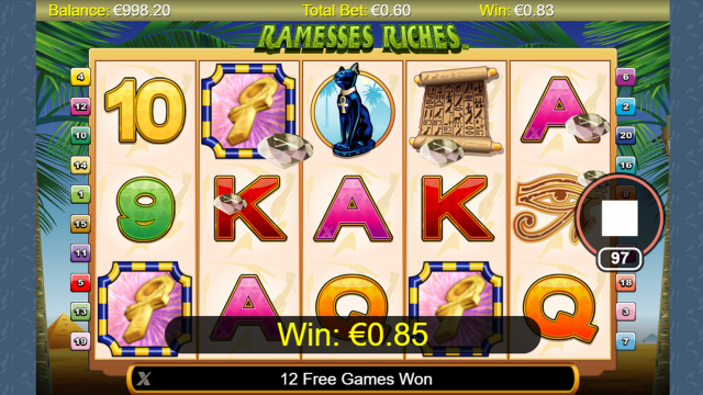 Онлайн аппарат Ramesses Riches