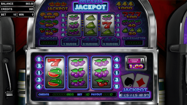 Популярный аппарат Mega Jackpot