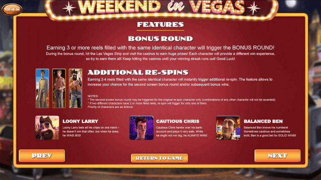 Популярный аппарат Weekend In Vegas