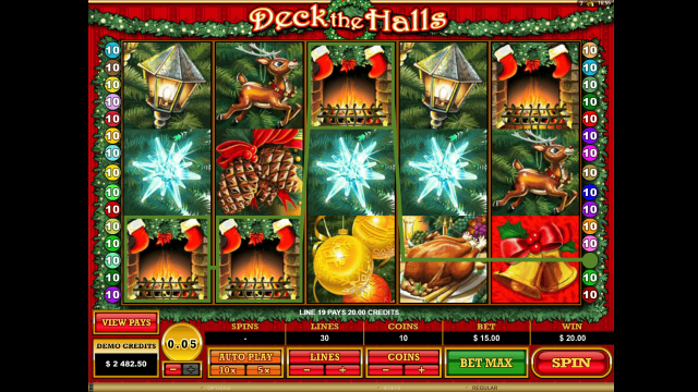 Игровой автомат Deck The Halls