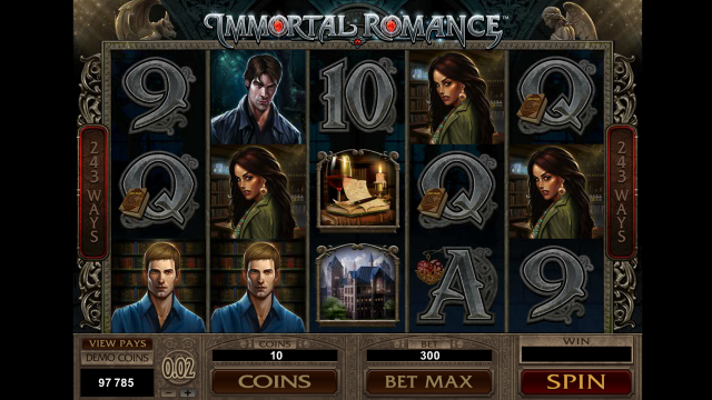 Популярный автомат Immortal Romance