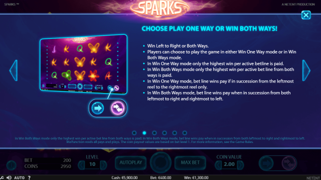 Игровой аппарат Sparks