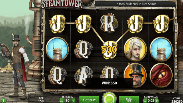 Популярный автомат Steam Tower