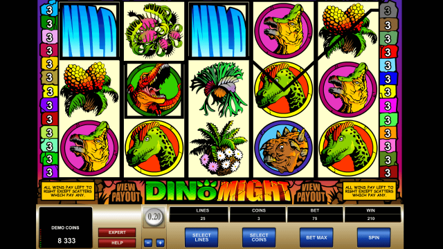 Игровой аппарат Dino Might