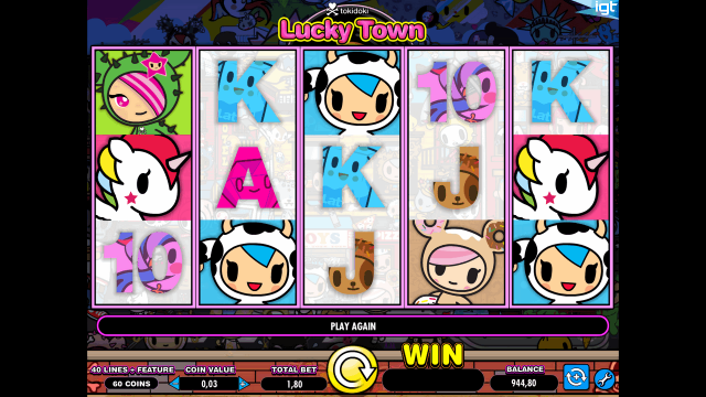 Популярный слот Tokidoki Lucky Town