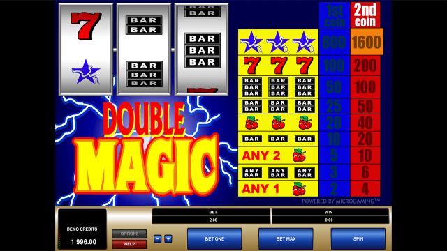 Игровой аппарат Double Magic