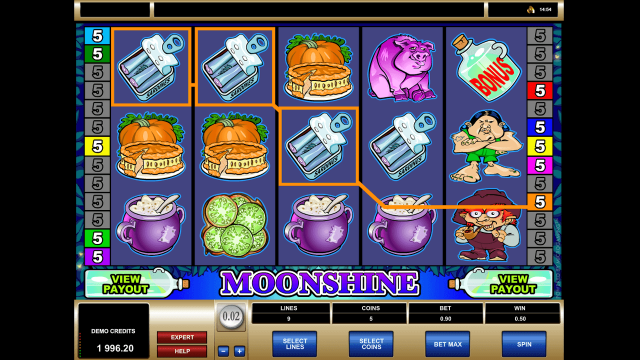 Игровой автомат Moonshine