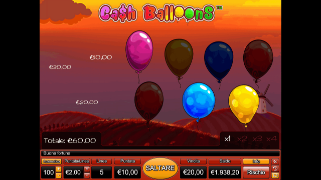 Онлайн слот Cash Balloons