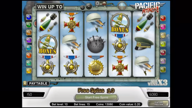 Игровой слот Pacific Attack