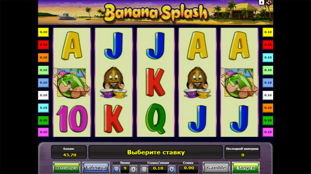 Игровой слот Banana Splash