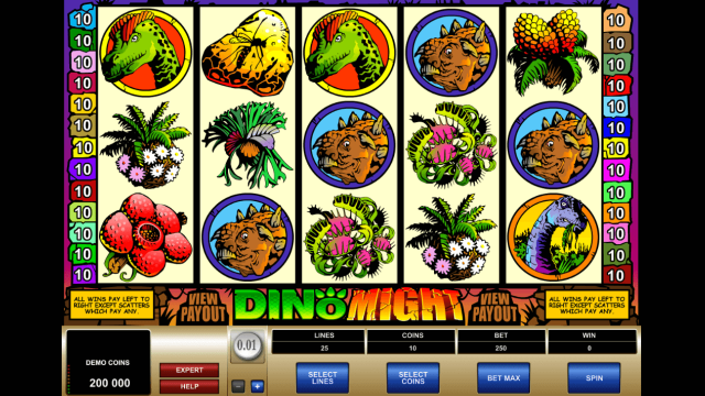 Игровой аппарат Dino Might