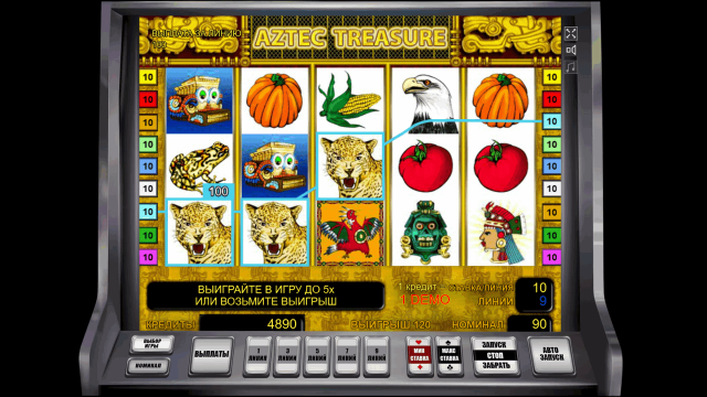 Популярный автомат Aztec Treasure