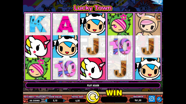 Онлайн автомат Tokidoki Lucky Town