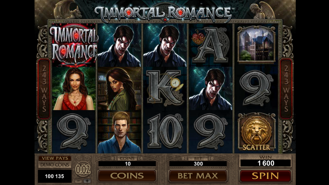 Онлайн аппарат Immortal Romance