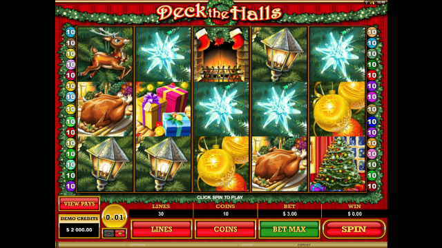 Игровой слот Deck The Halls