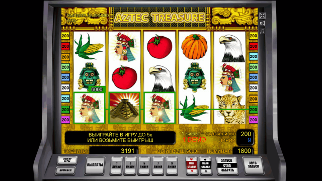 Популярный аппарат Aztec Treasure