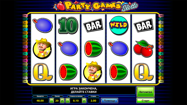 Игровой слот Party Games Slotto