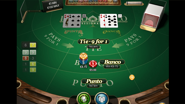 Игровой автомат Punto Banco Professional Series